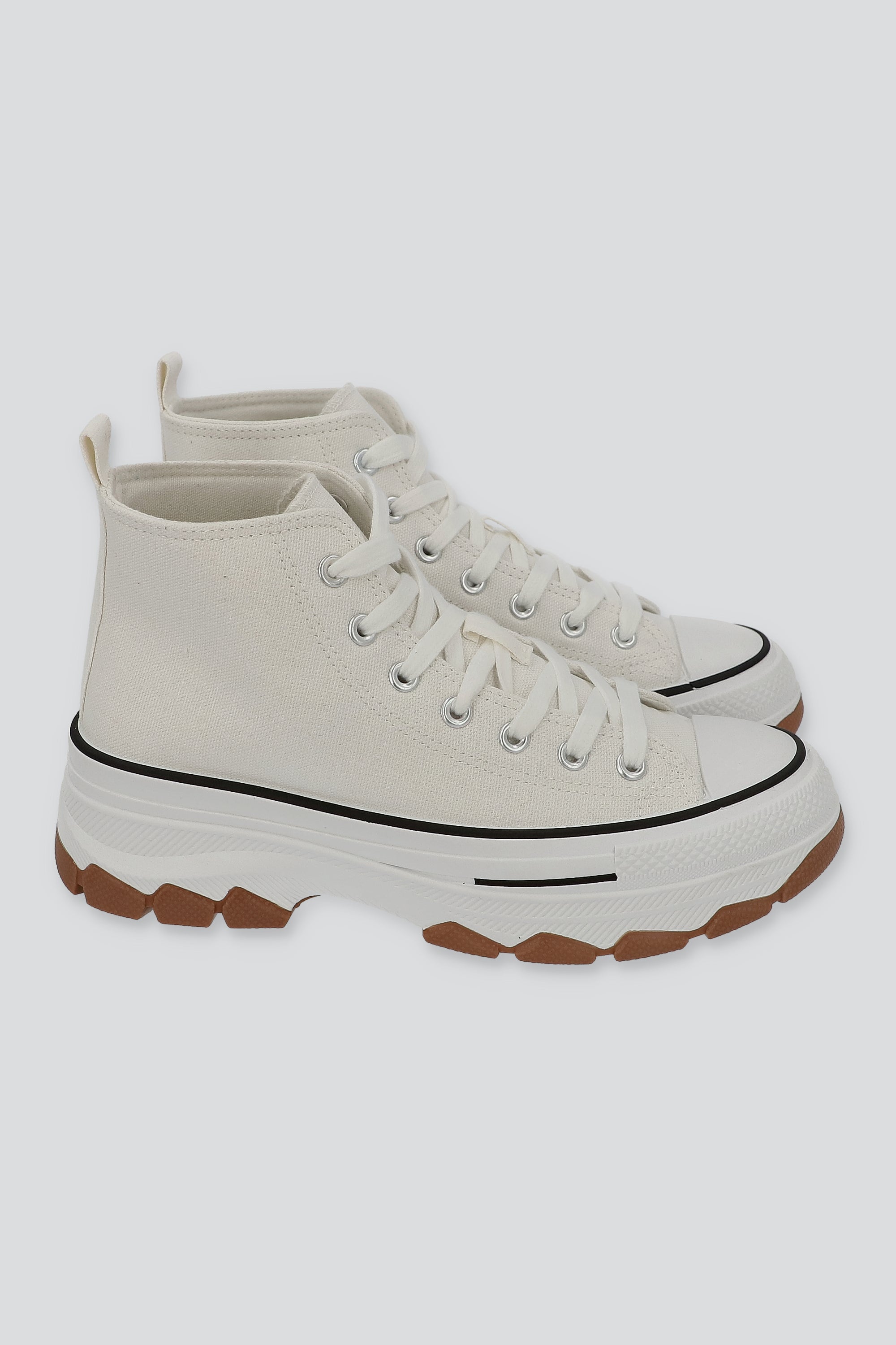 Tenis Canvas Suela Track BLANCO