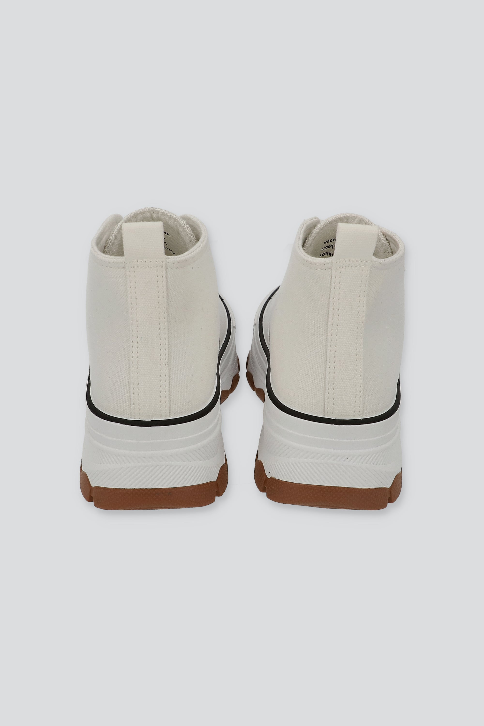Tenis Canvas Suela Track BLANCO