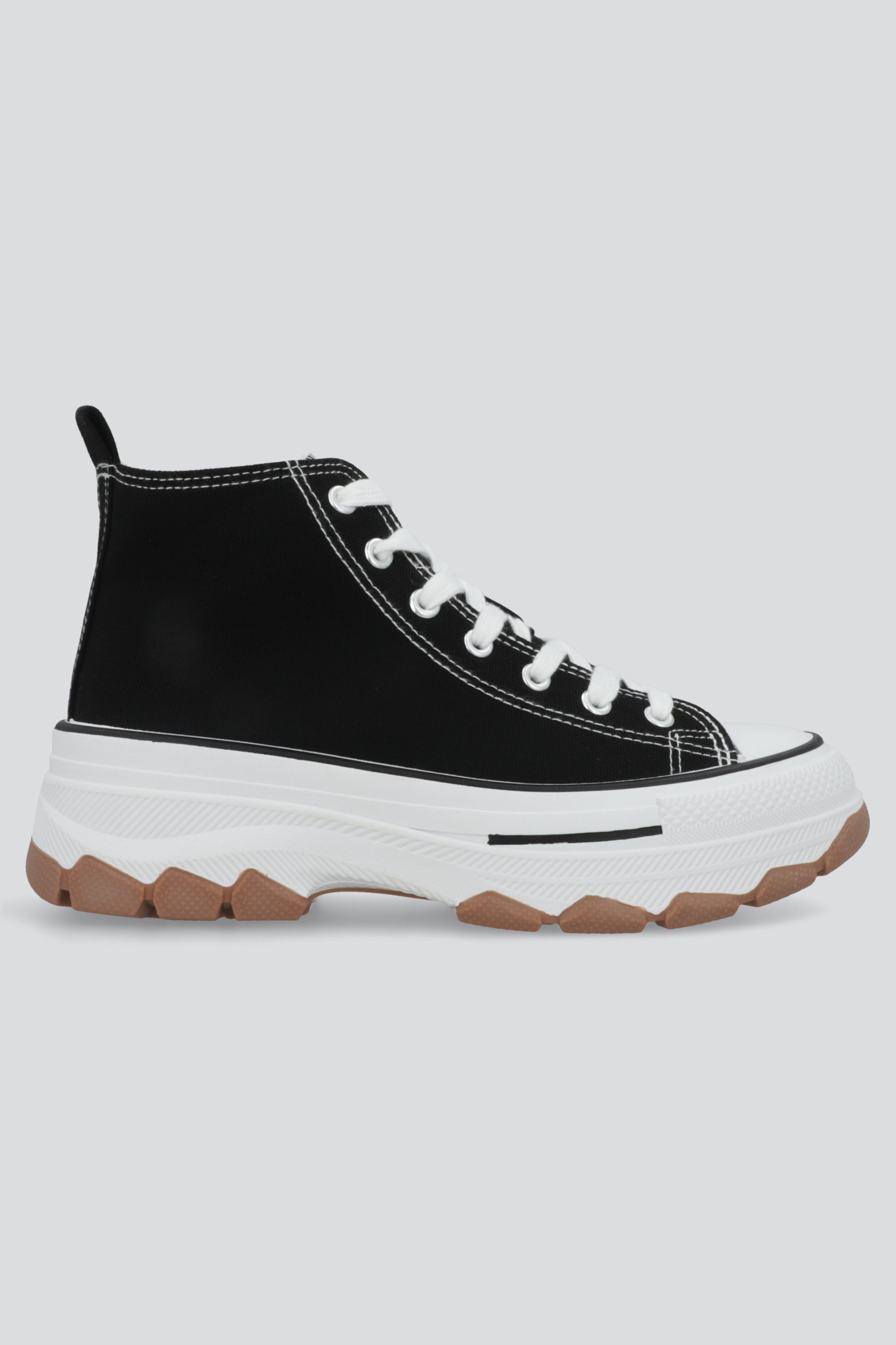 Tenis Canvas Suela Track NEGRO