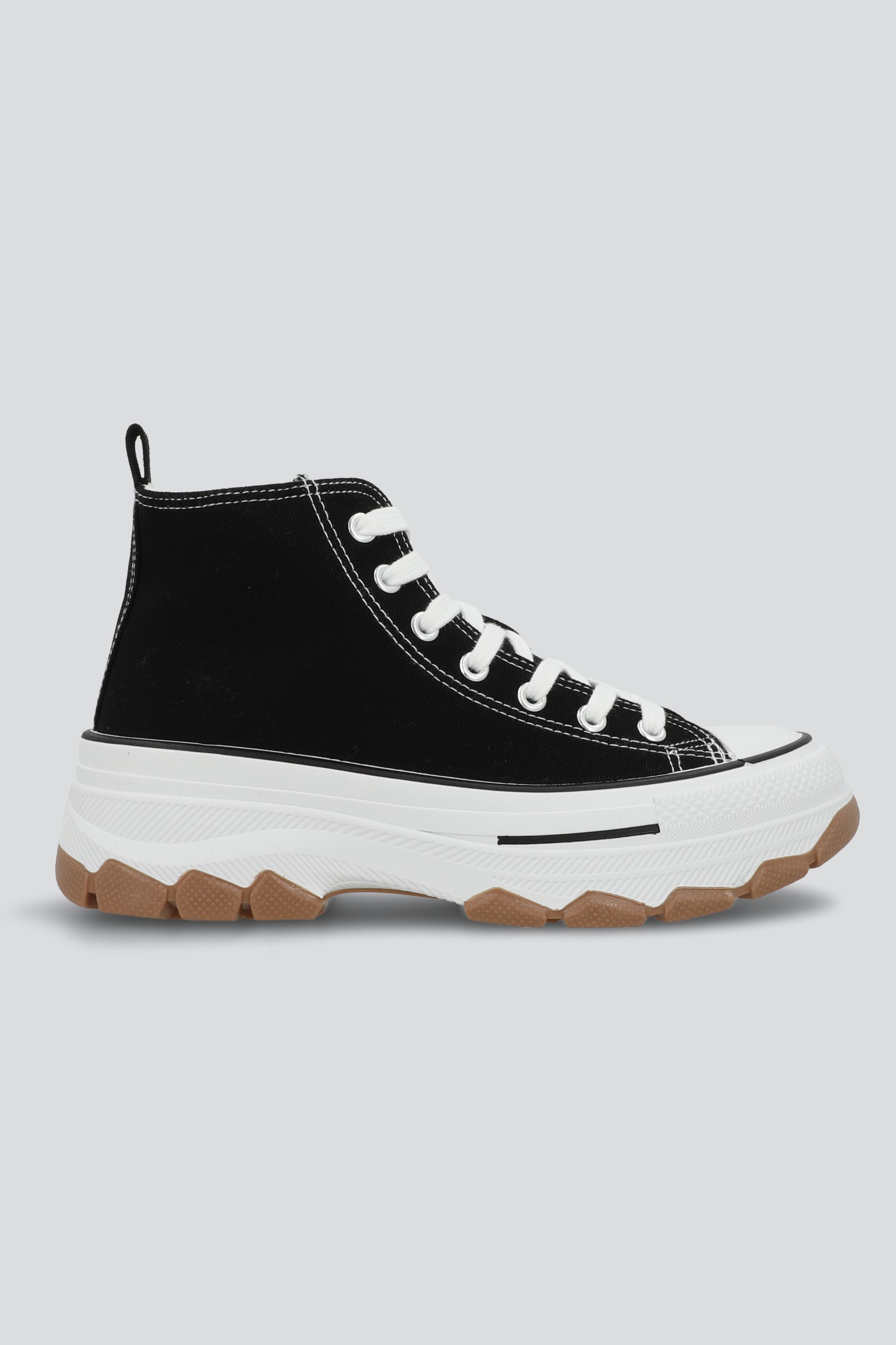 Tenis Canvas Suela Track NEGRO