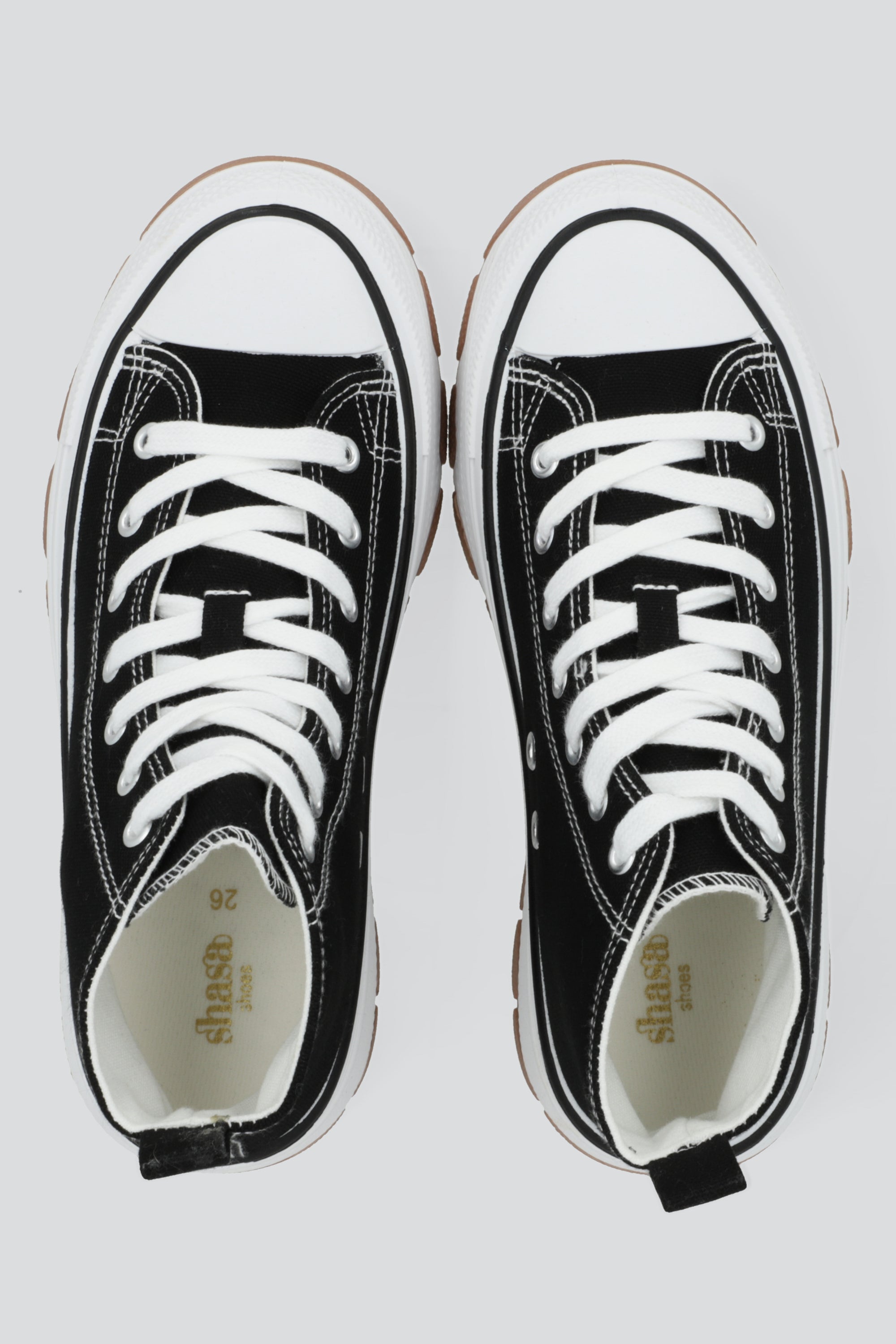 Tenis Canvas Suela Track NEGRO