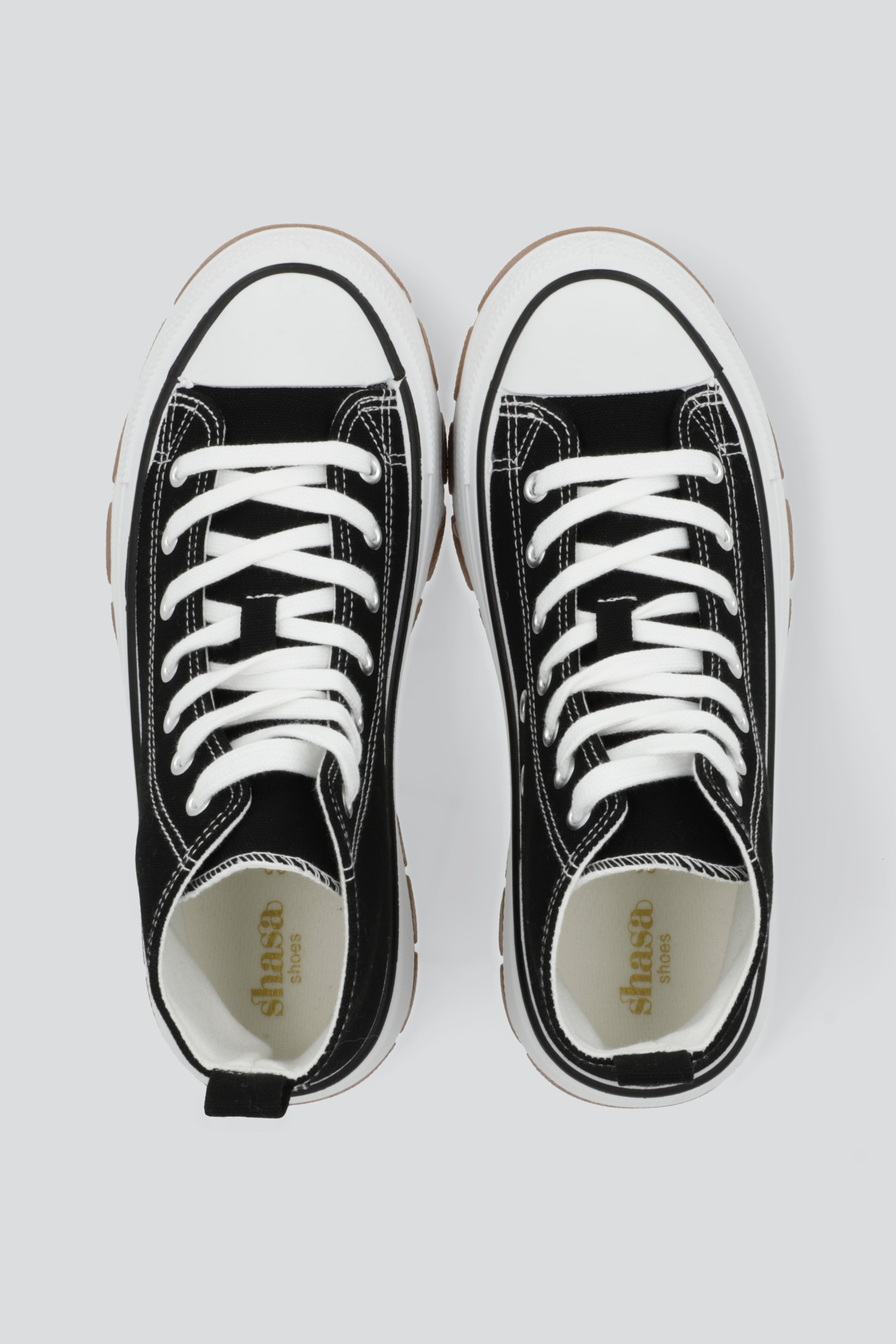 Tenis Canvas Suela Track NEGRO