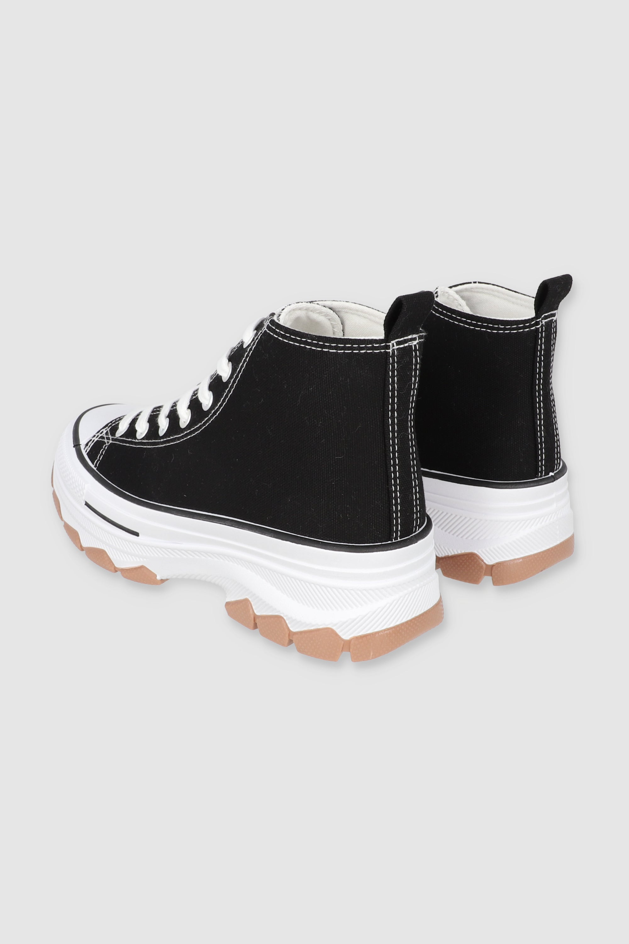 Tenis Canvas Suela Track NEGRO