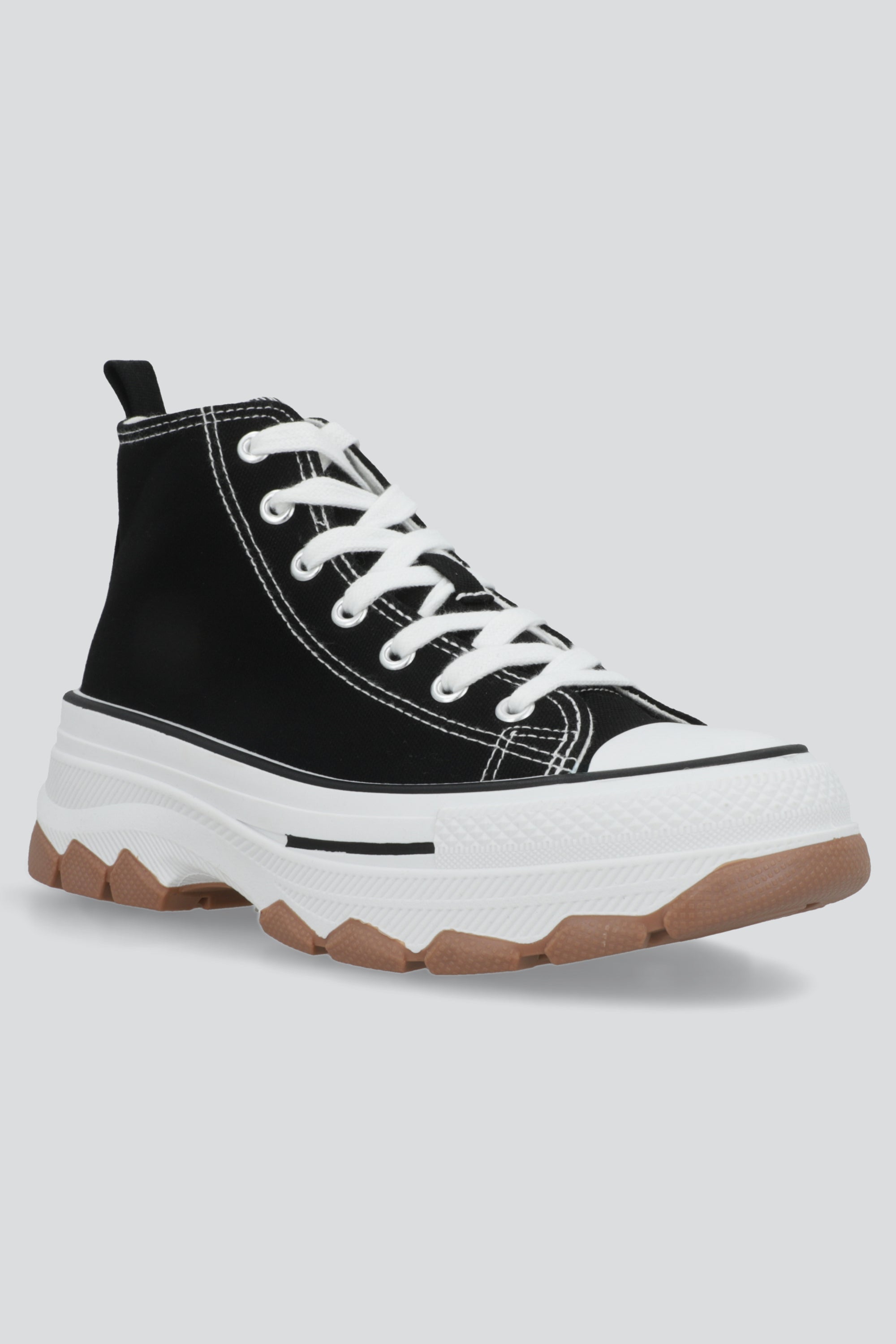 Tenis Canvas Suela Track NEGRO