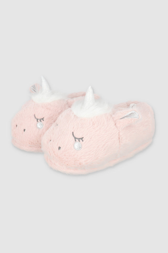 Pantuflas unicornio peluche