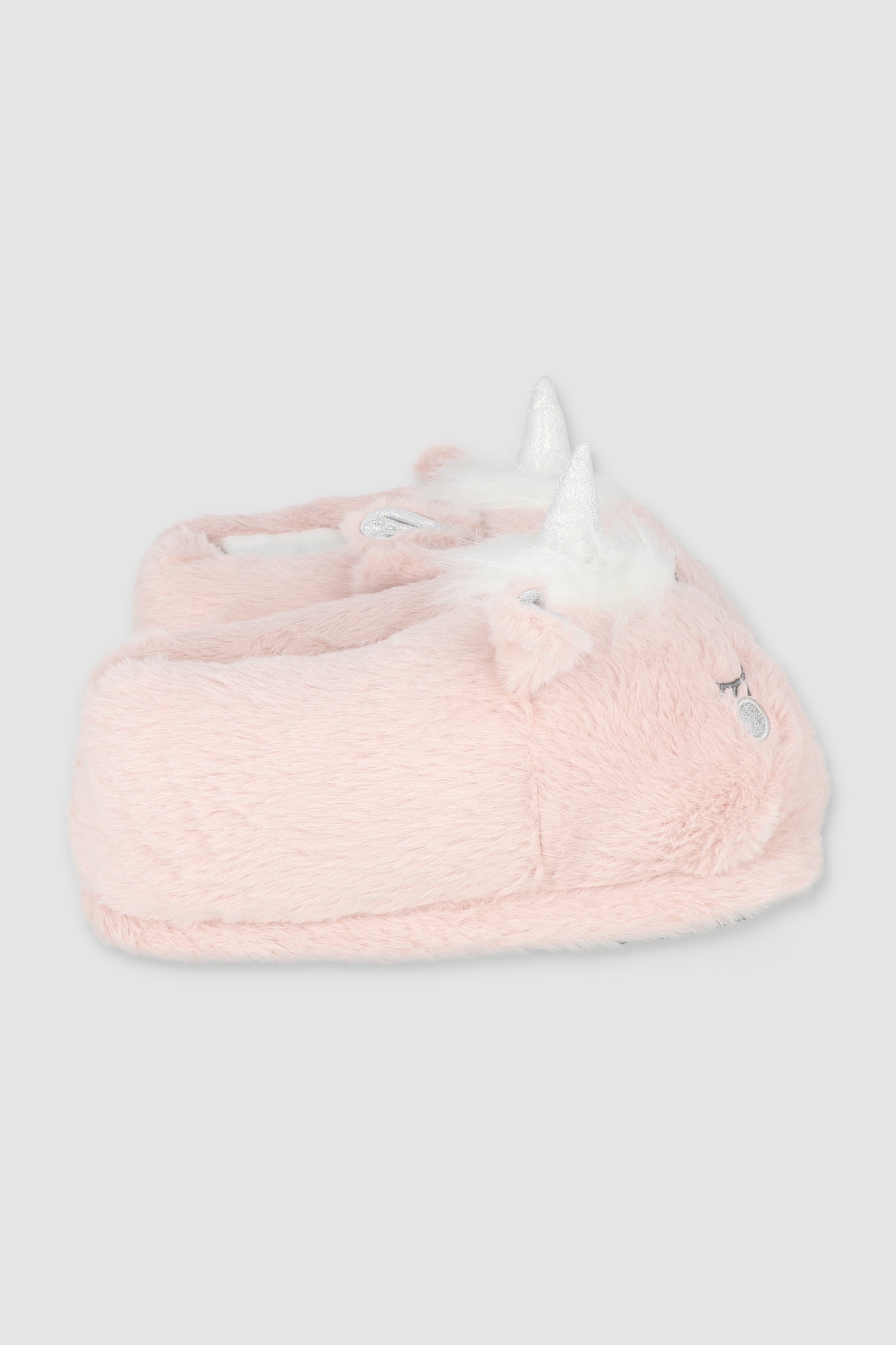 Pantuflas unicornio peluche PALO DE ROSA