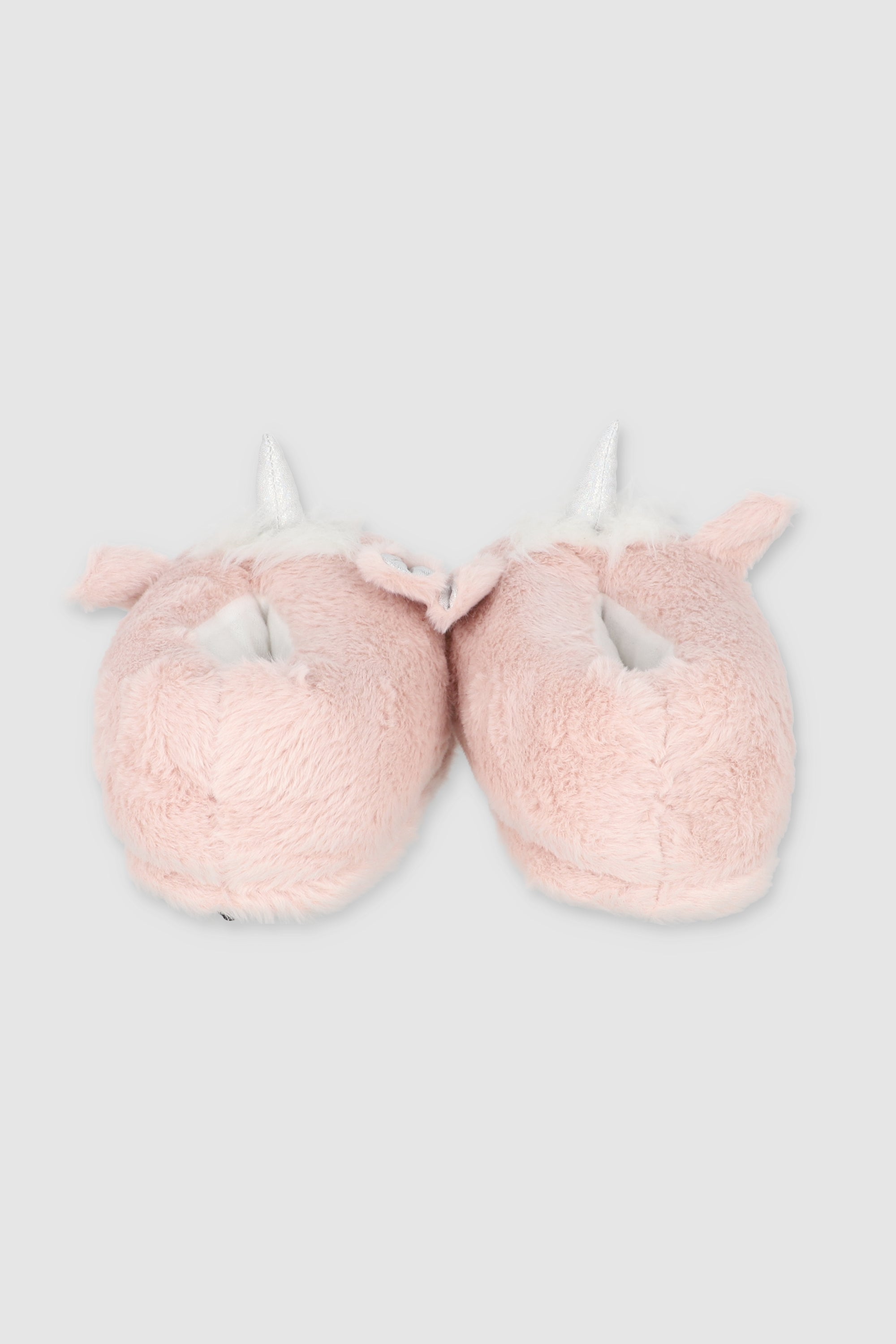 Pantuflas unicornio peluche PALO DE ROSA