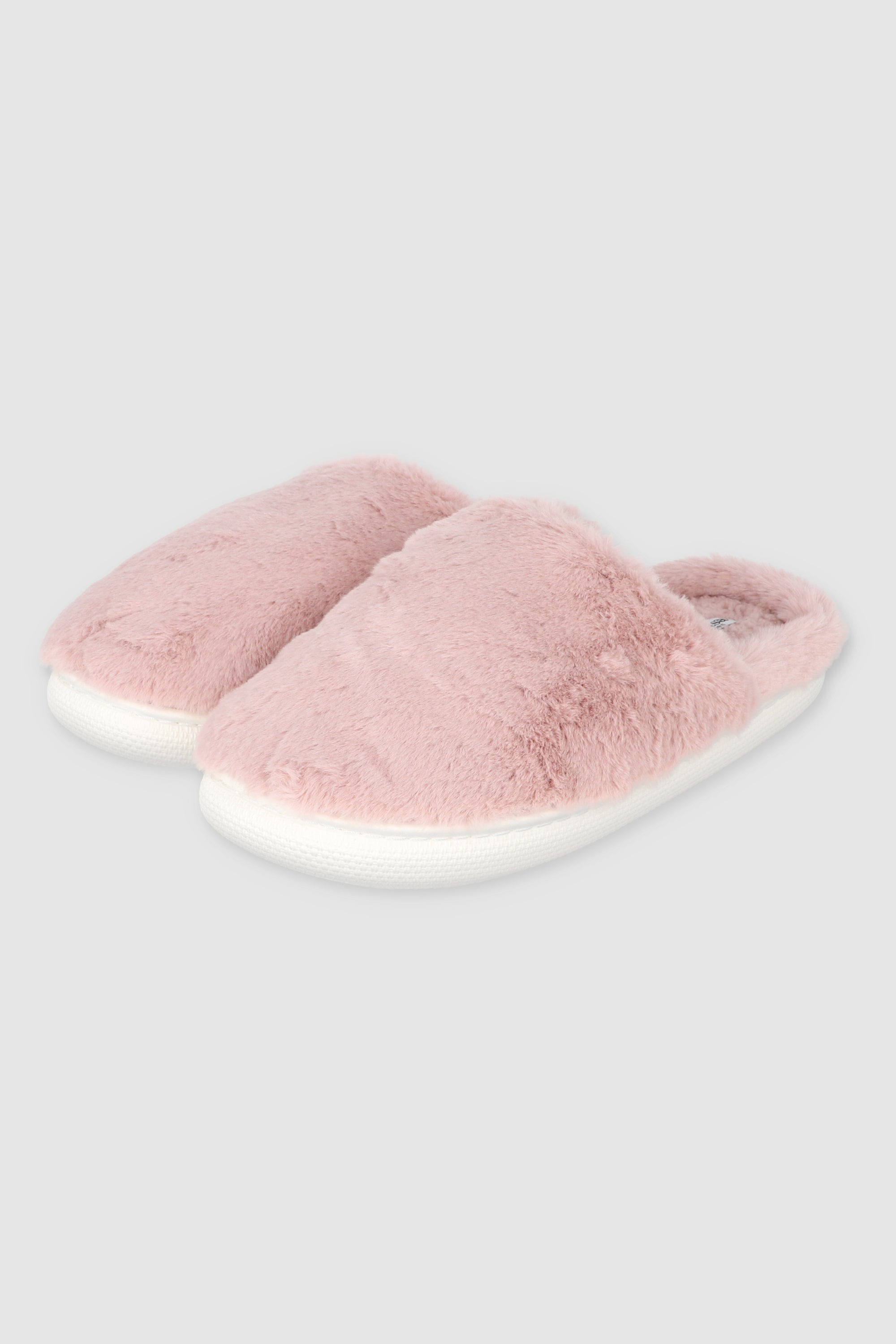 Pantuflas Peluche Monocolor