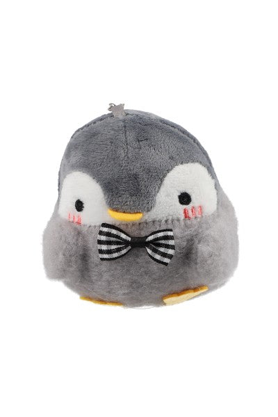 Llavero peluche pingüino moño