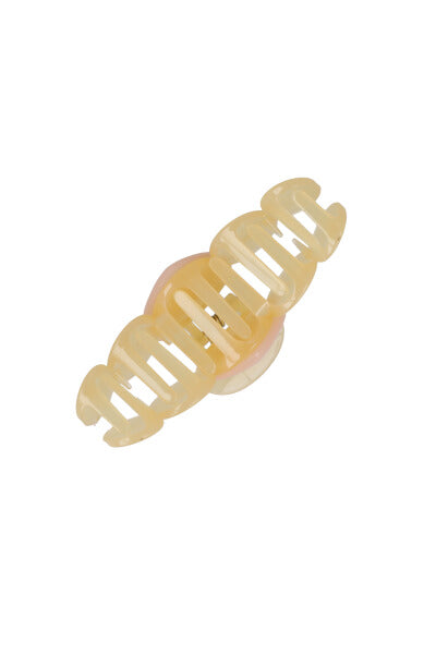 Pinza midi curveada corazón BEIGE