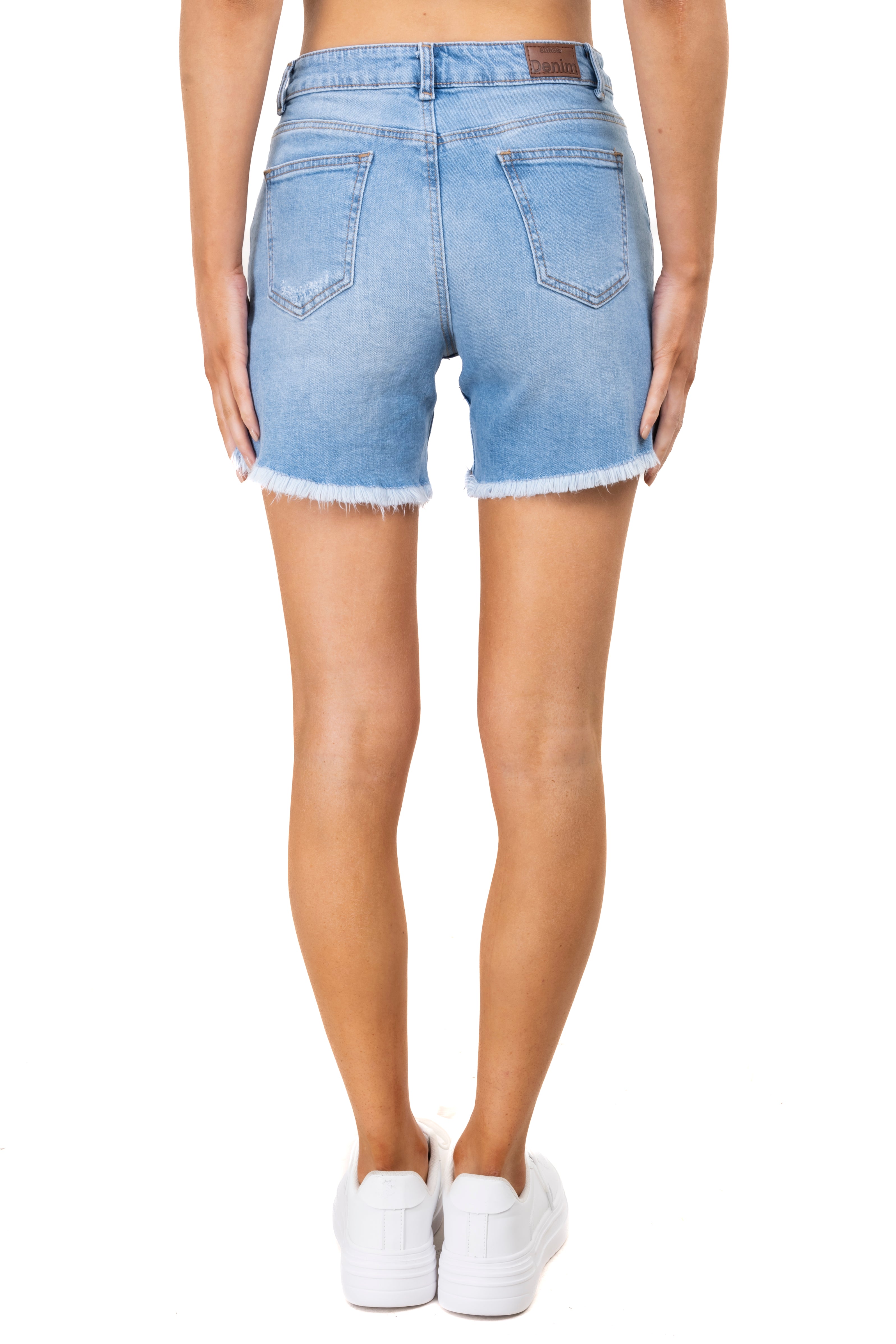 Short bermuda destrucciones bordes LIGHT WASH