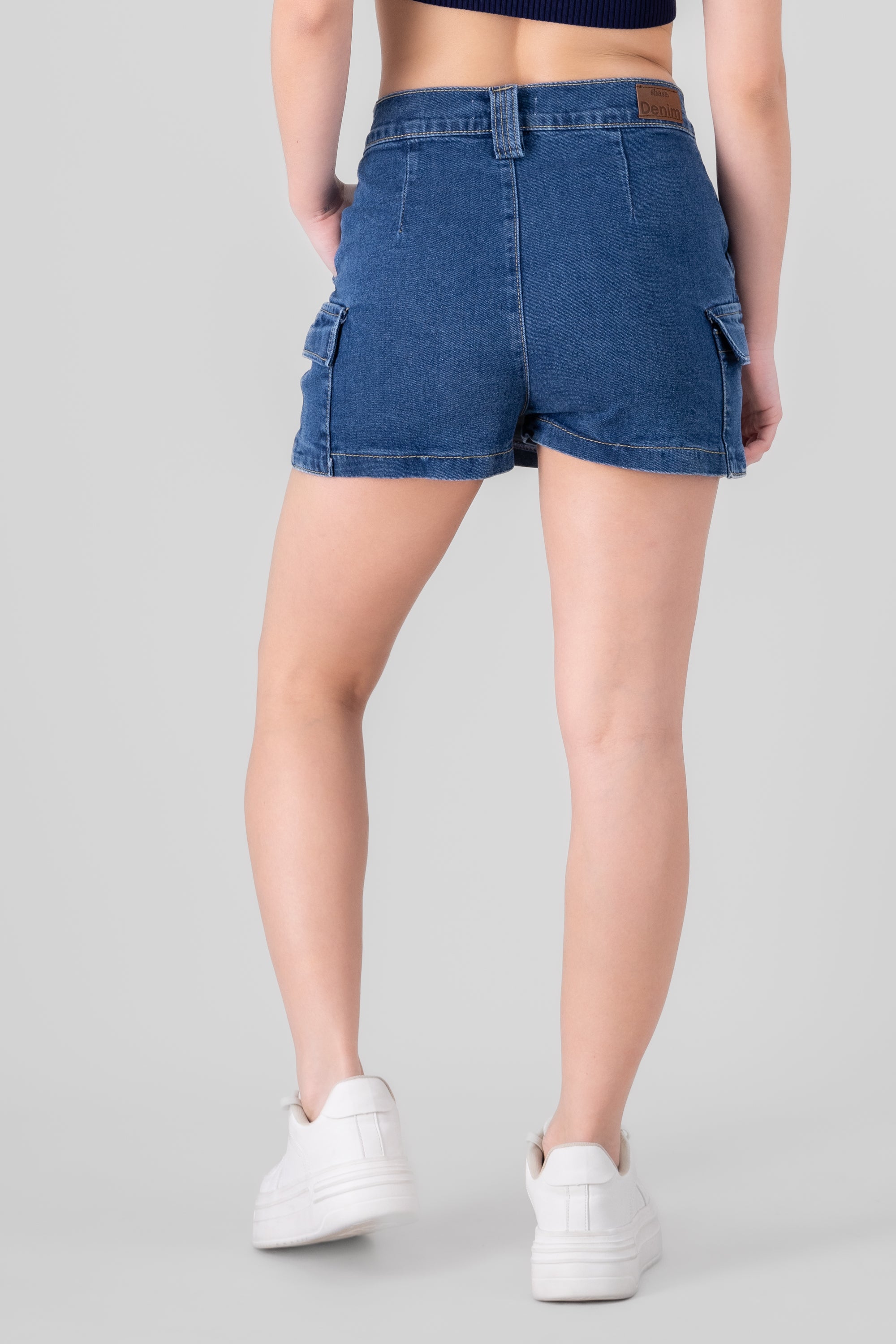 Falda short bolsillos cargo STONE