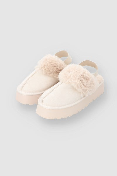 Panfufla peluche plataforma