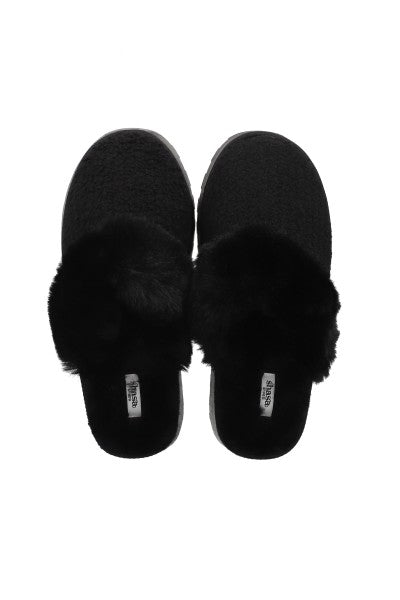 Pantuflas Sherpa Peluche Plataforma