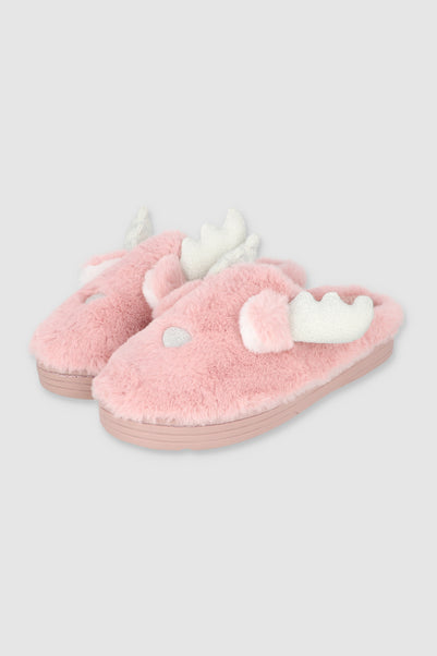 Pantuflas reno peluche