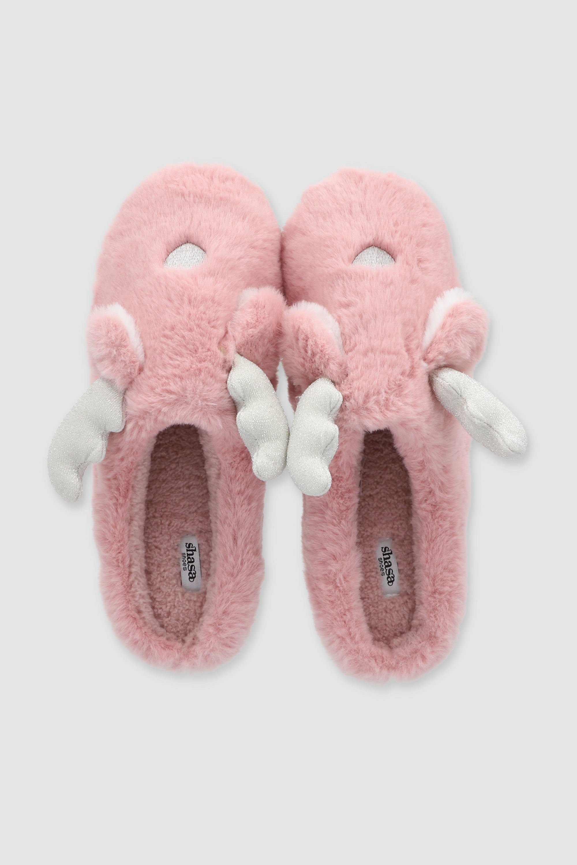 Pantuflas reno peluche PALO DE ROSA