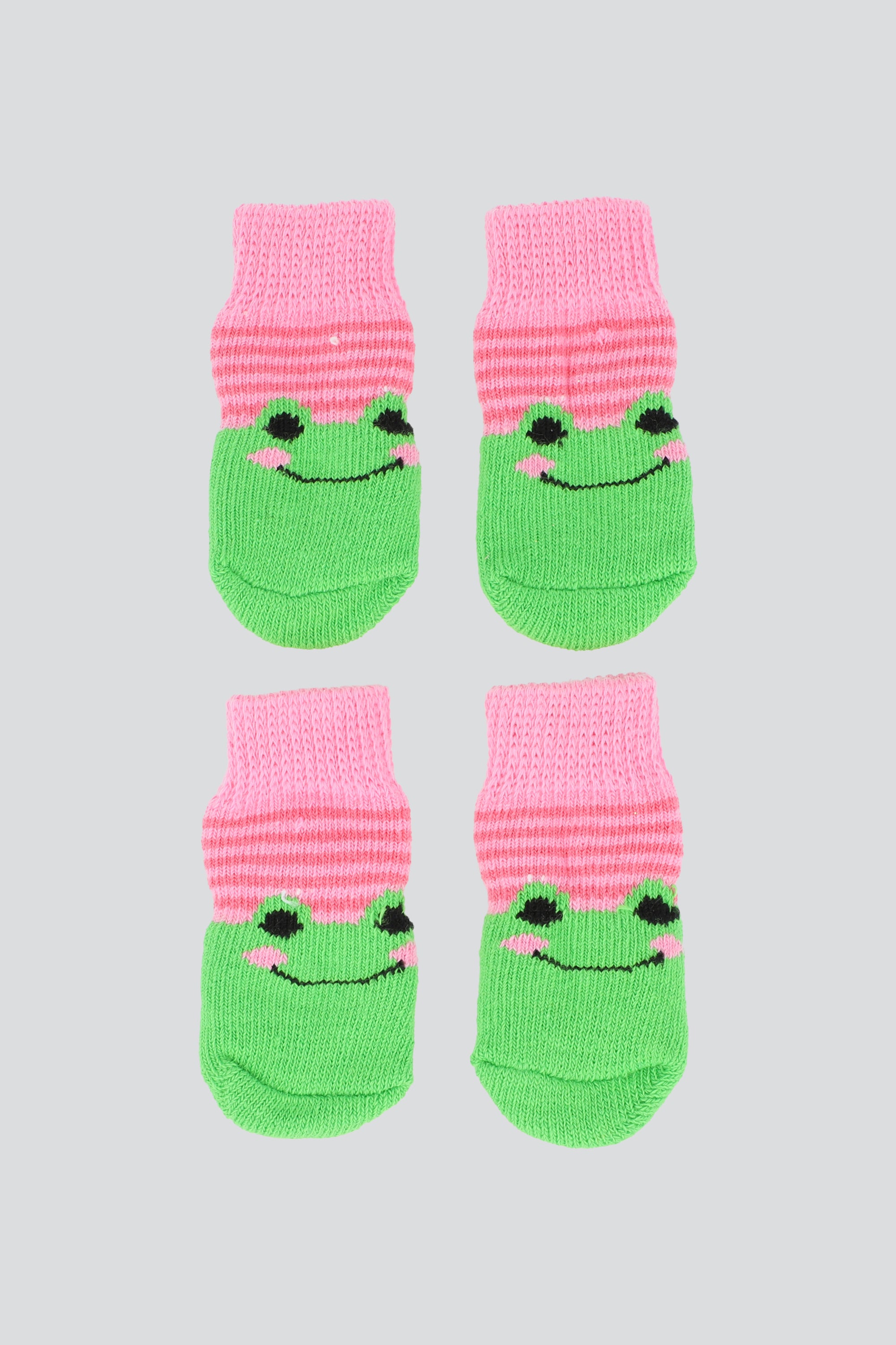Calcetines mascota huellas antideslizantes VERDE