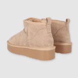 Bota invierno lisa forro peluche