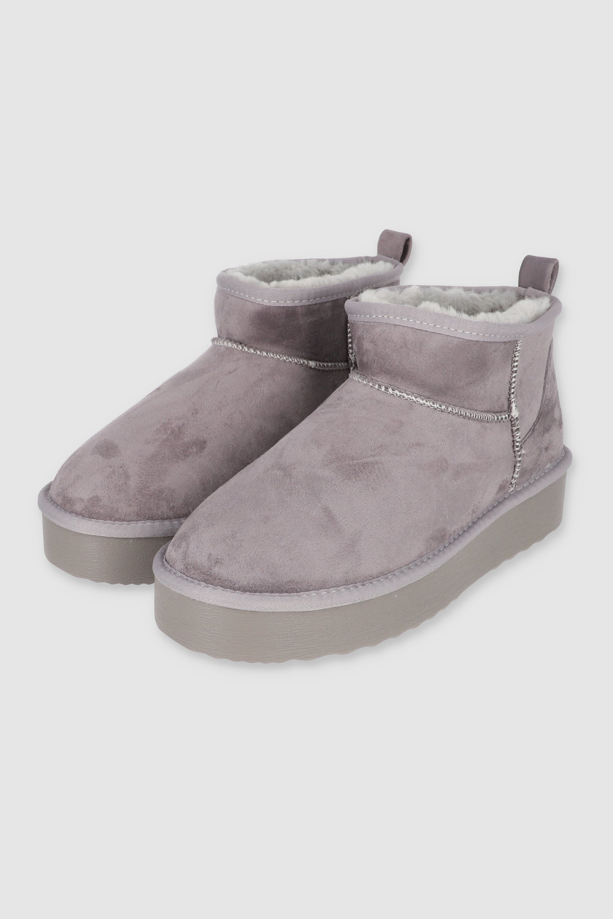 Botas Lisas Forro Peluche