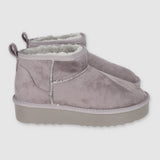 Bota invierno lisa forro peluche