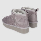 Bota invierno lisa forro peluche