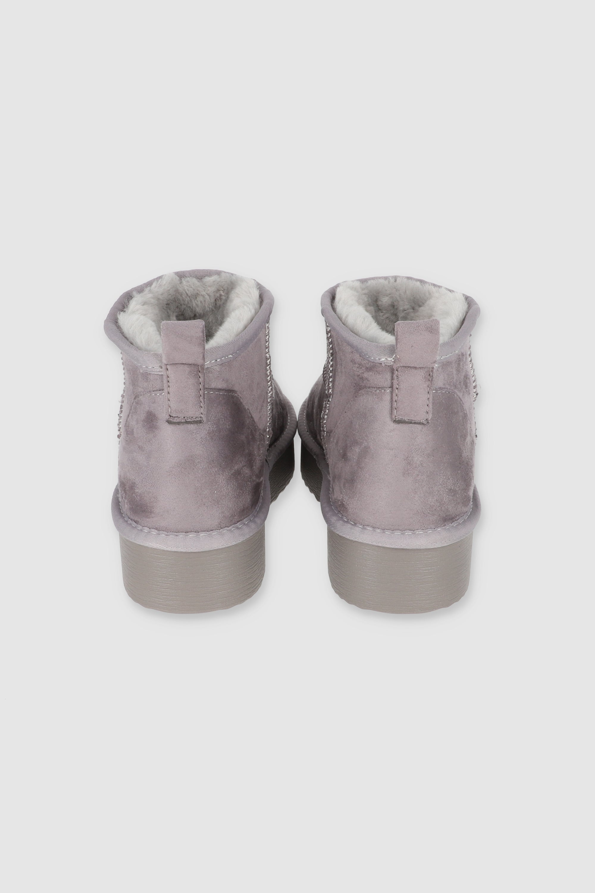 Botas Lisas Forro Peluche GRIS