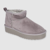 Bota invierno lisa forro peluche
