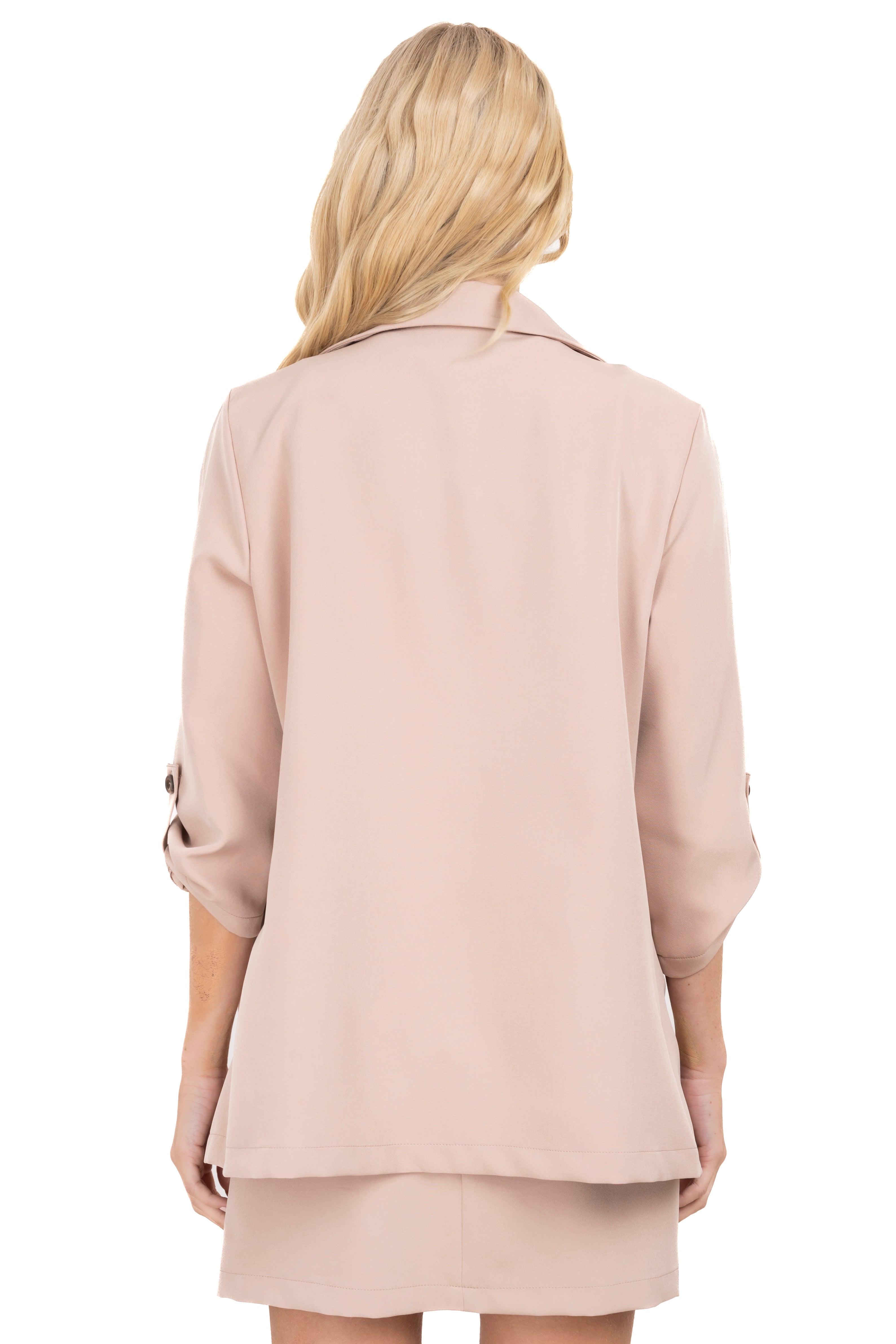 BLAZER DETALLE MANGA ELEVADOR BEIGE