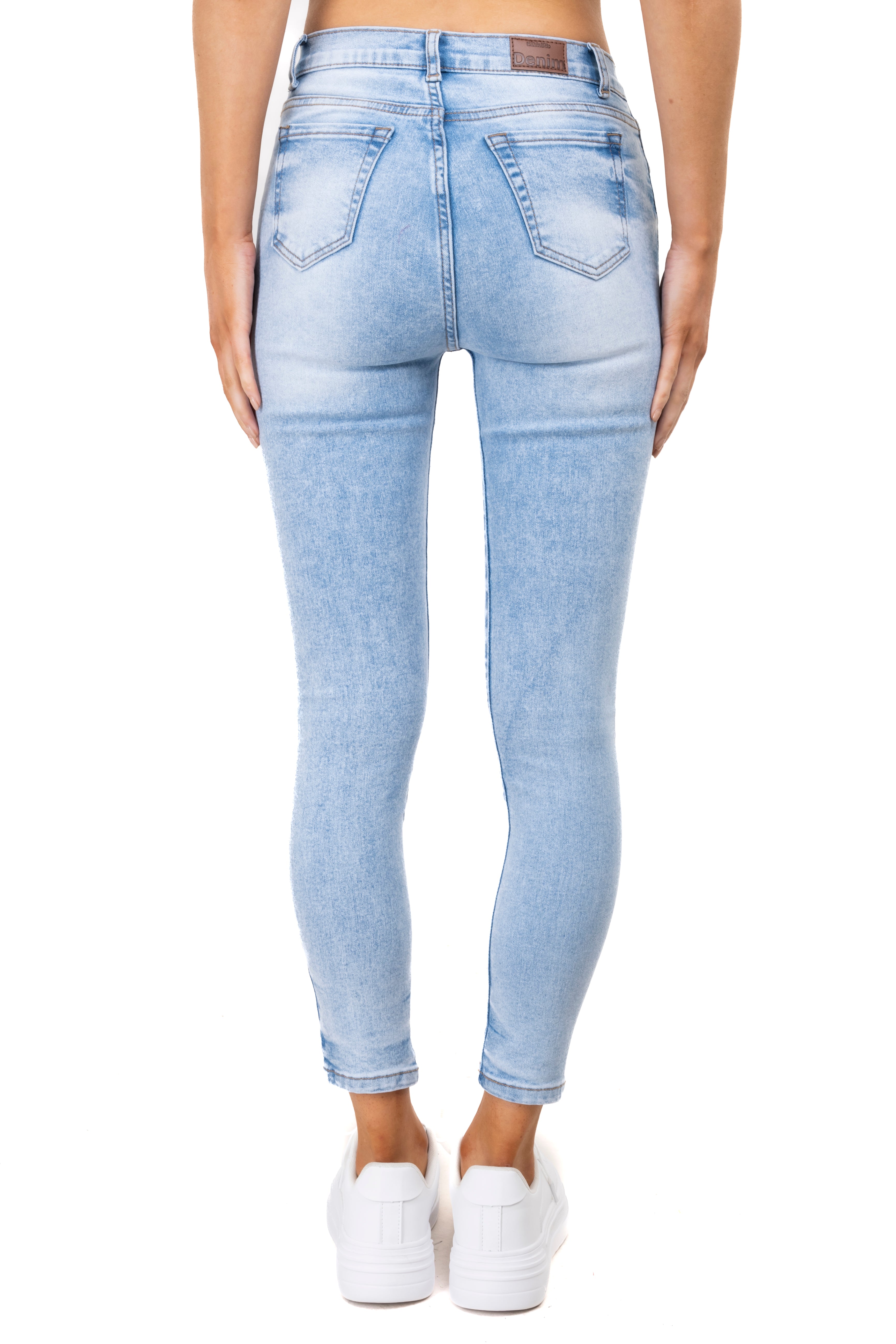 Jeans skinny cintura media ACID LIGHT