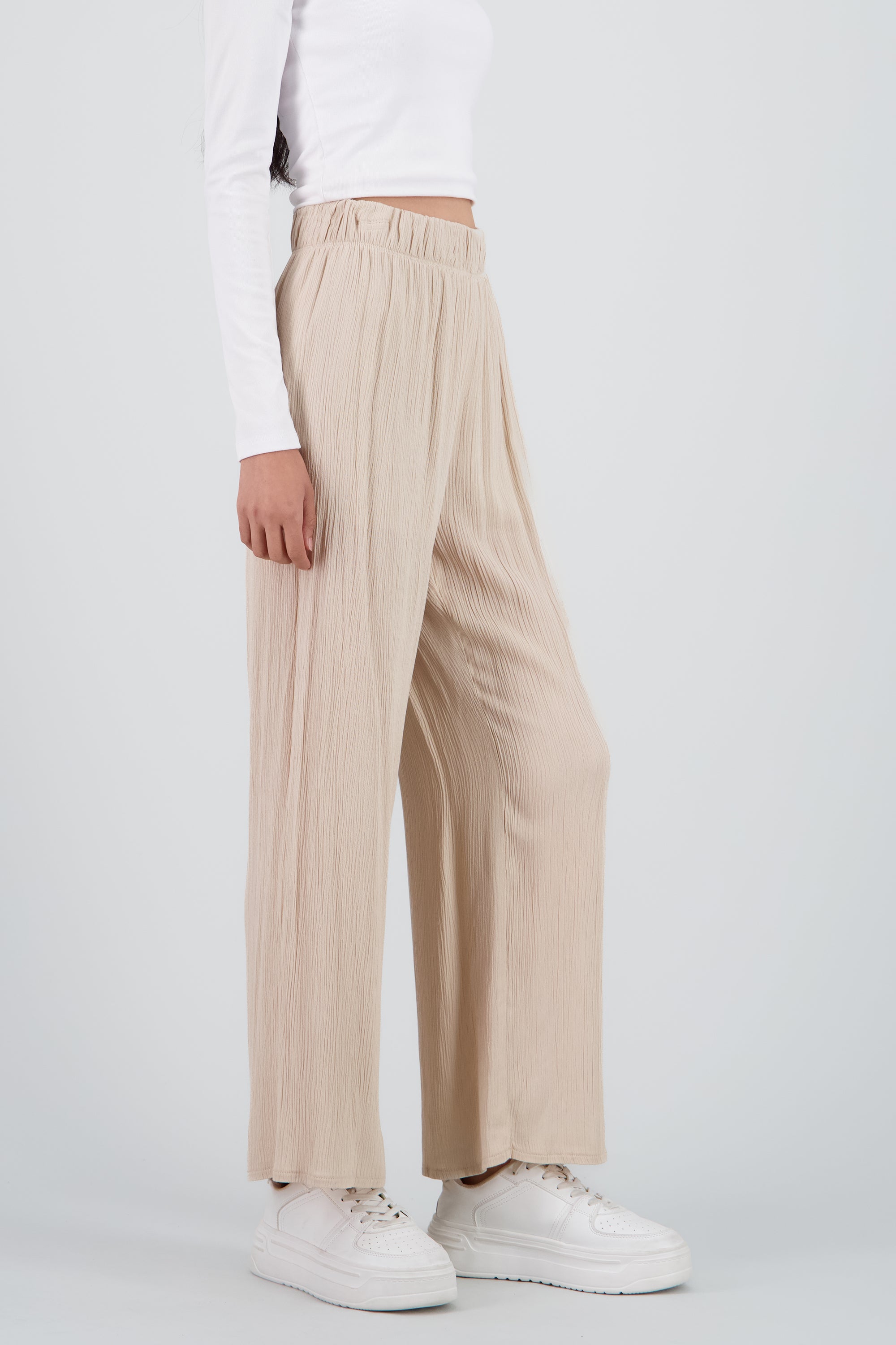 Pantalón Wide Leg Cintura Elástico ARENA