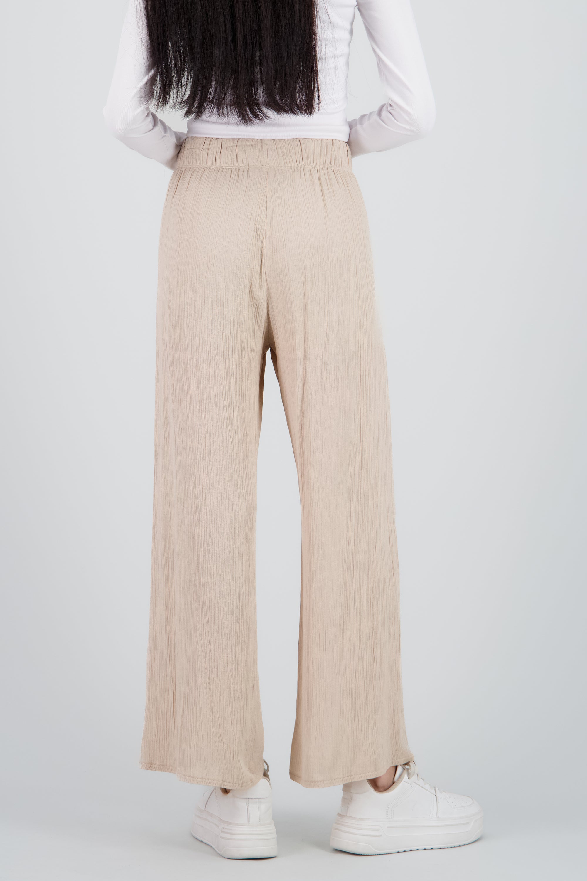 Pantalón Wide Leg Cintura Elástico ARENA