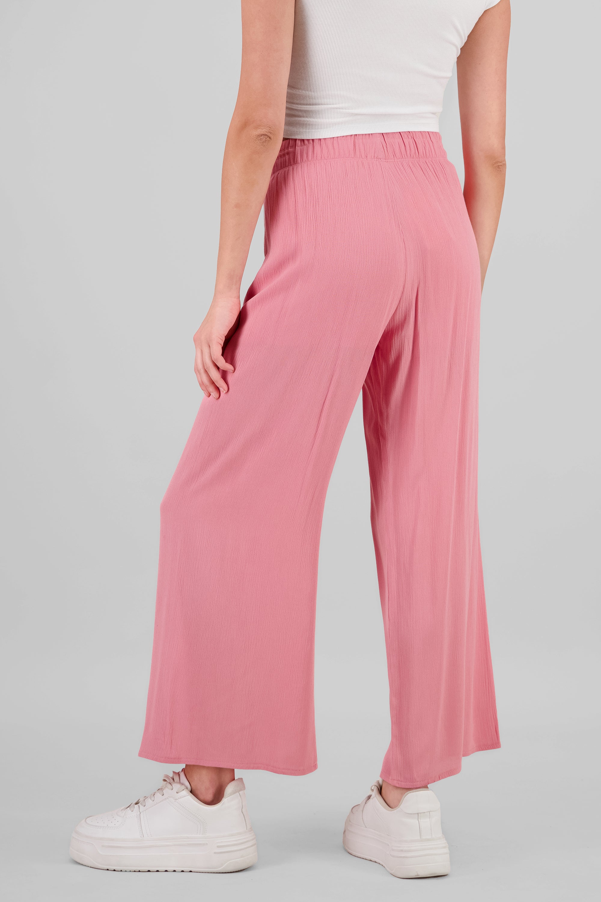 Pantalón Wide Leg Cintura Elástico MALVA