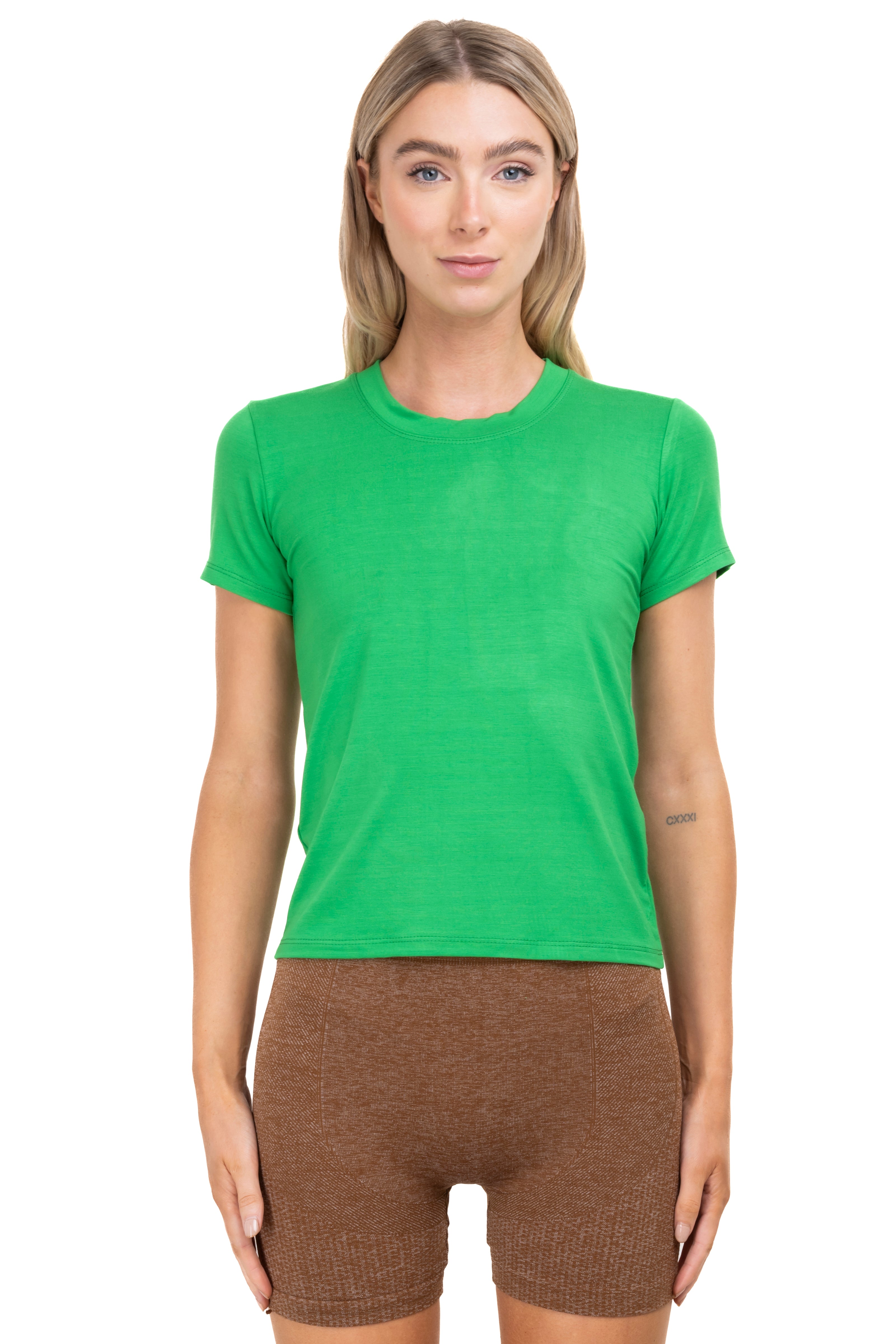 Playera lisa manga corta