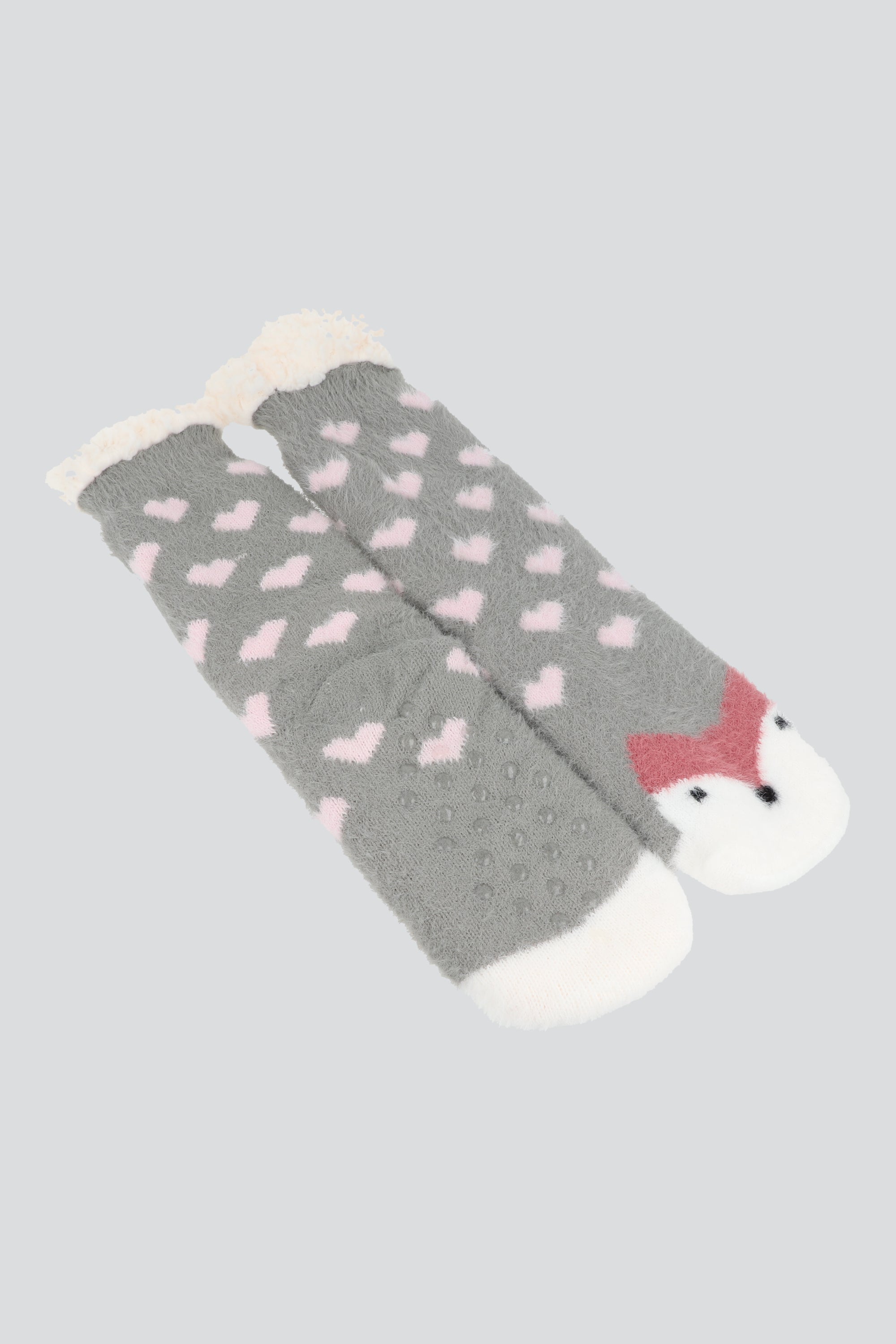 Calcetines de invierno  animalito GRIS
