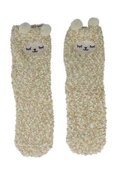 Calcetin llama BEIGE