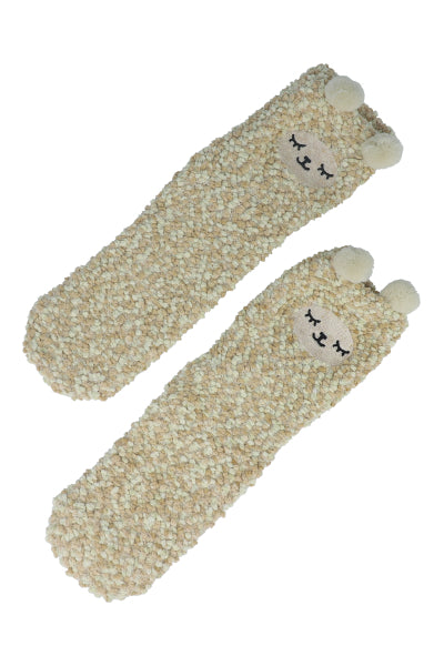 Calcetin llama BEIGE