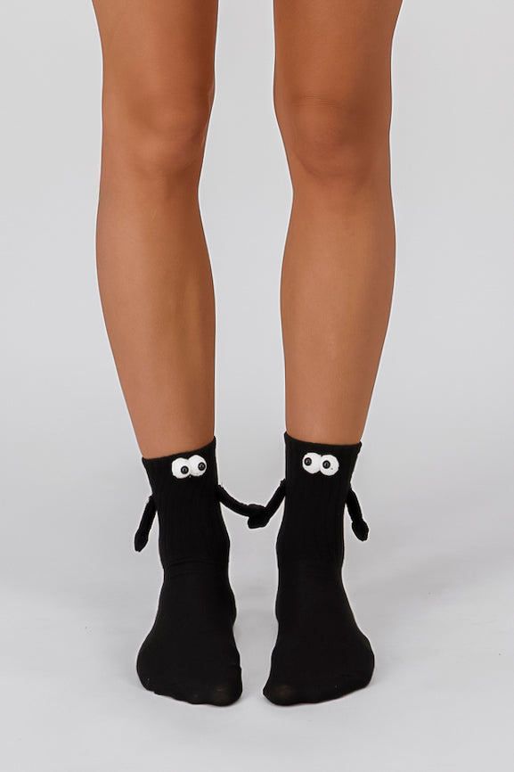 Calcetines Imán Ojitos NEGRO