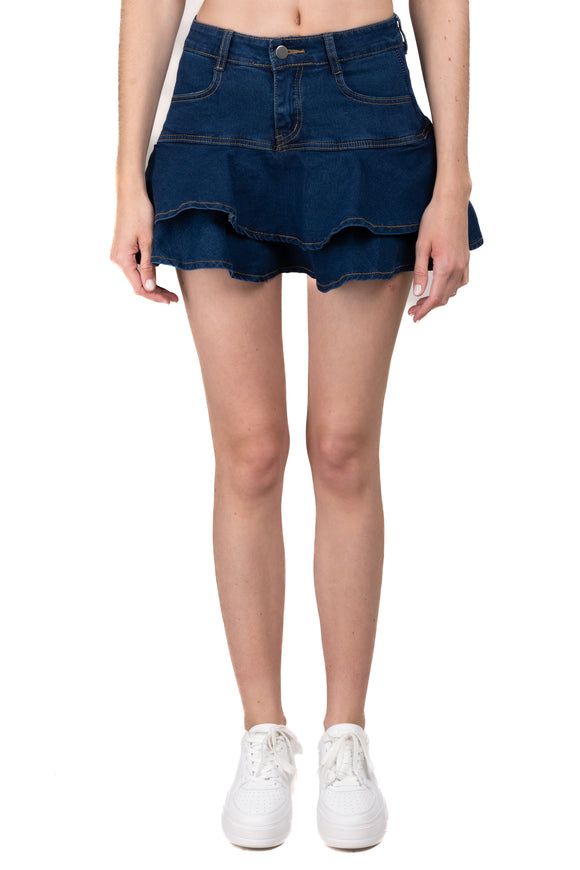 Falda Mini Denim Olanes