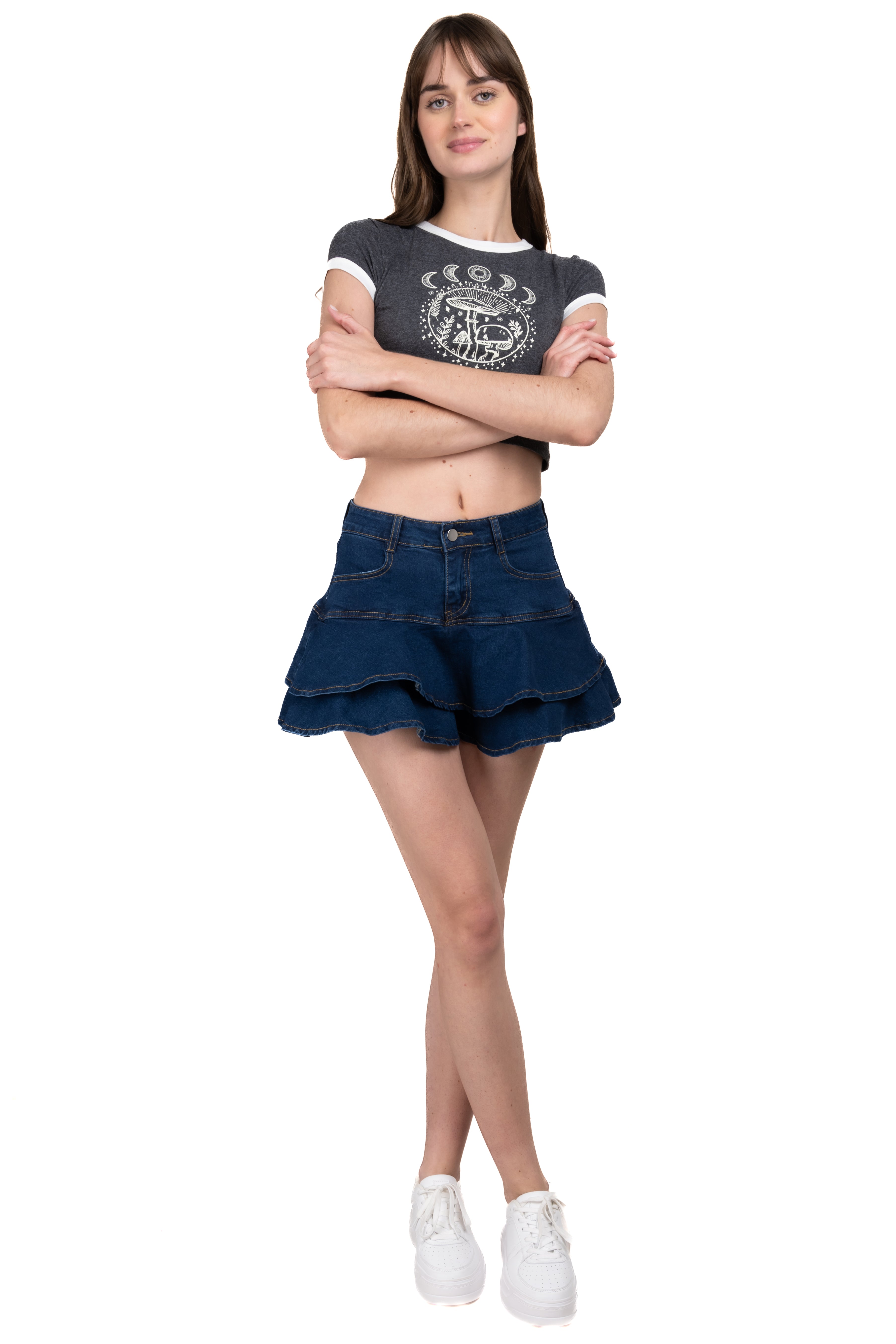 Falda Mini Denim Olanes