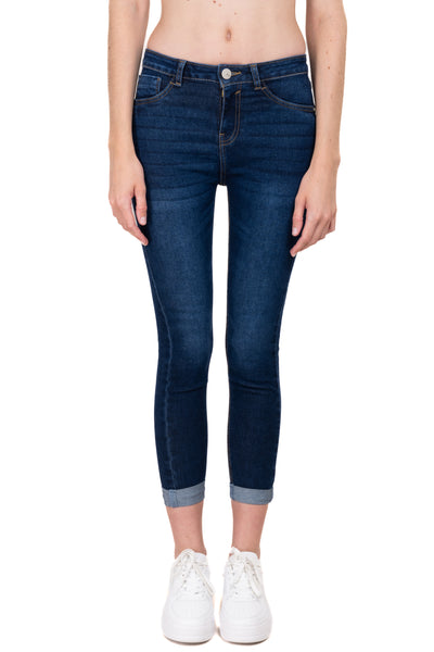 Jeans skinny cintura media