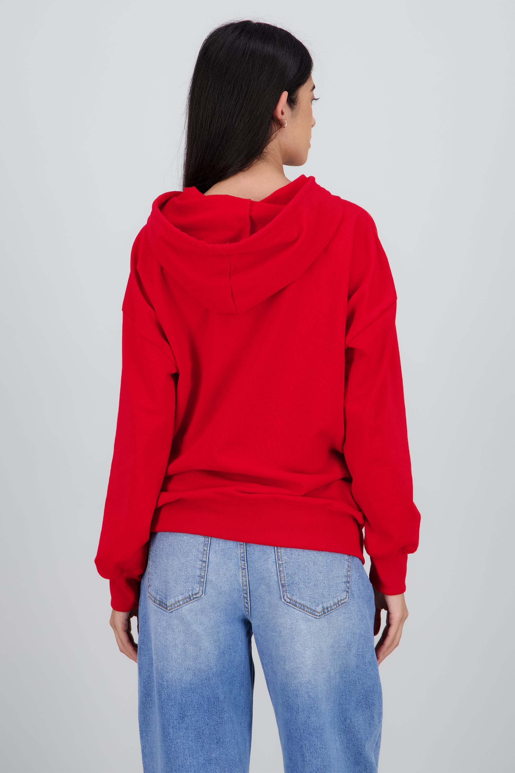 Sudadera gorro Grinch manga larga ROJO COMBO