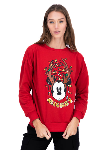 Sudadera mickey focos manga larga