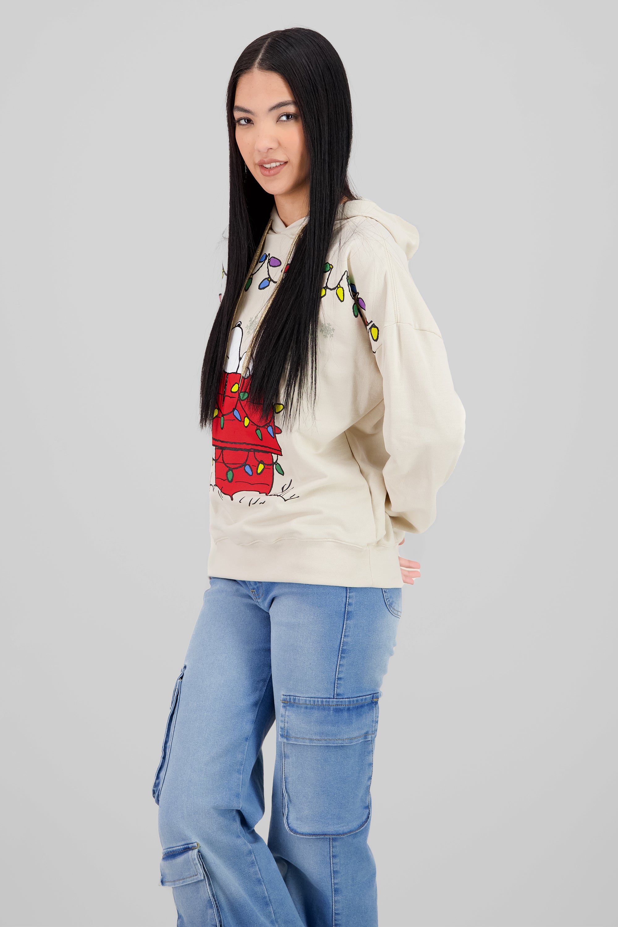 Sudadera snoopy casa HUESO COMBO