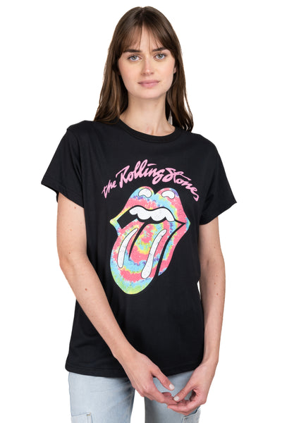 Playera Rolling Stones acid wash