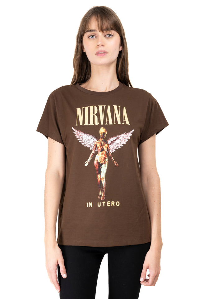 Playera Nirvana manga corta