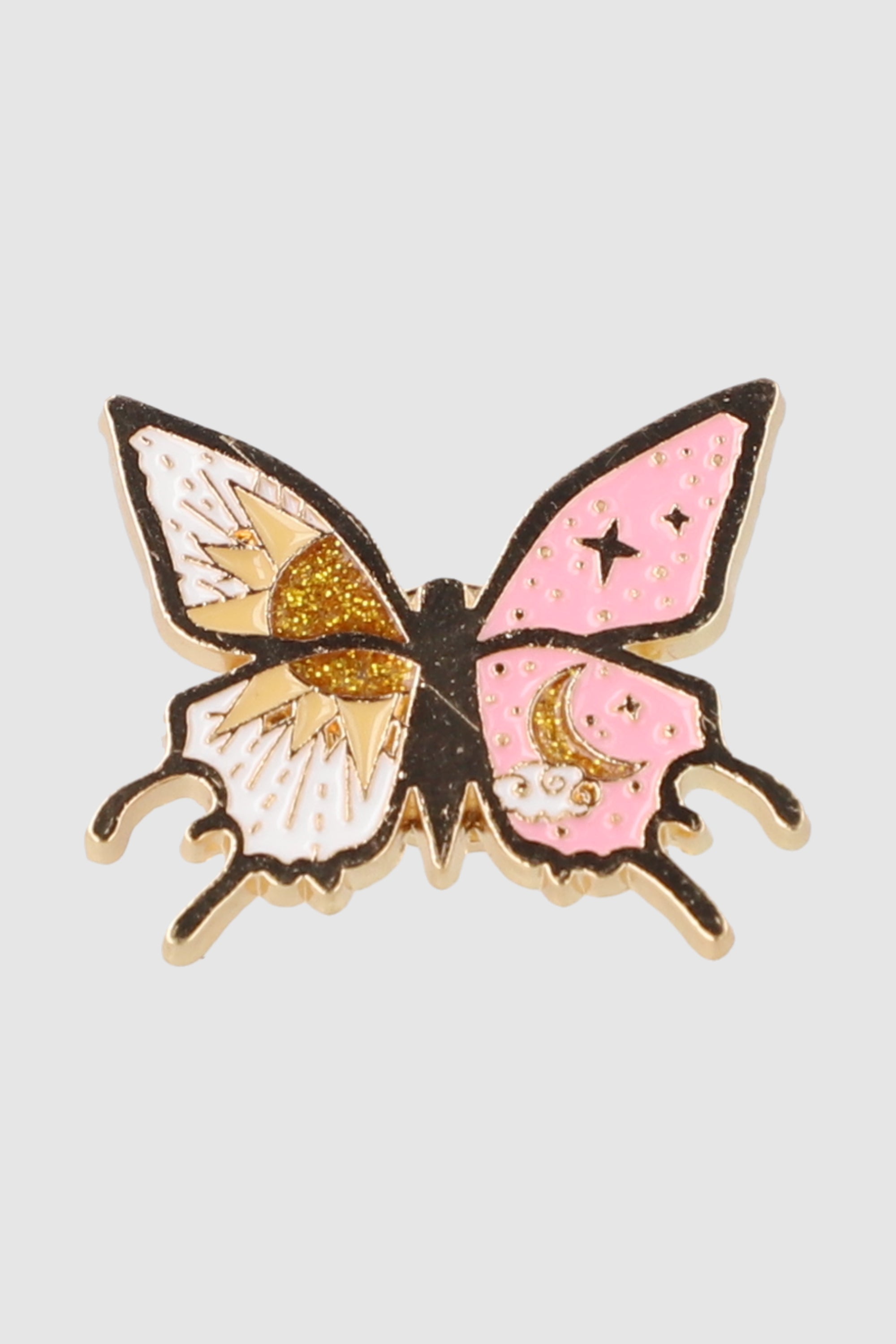 Pin Mariposa Brillos ROSA