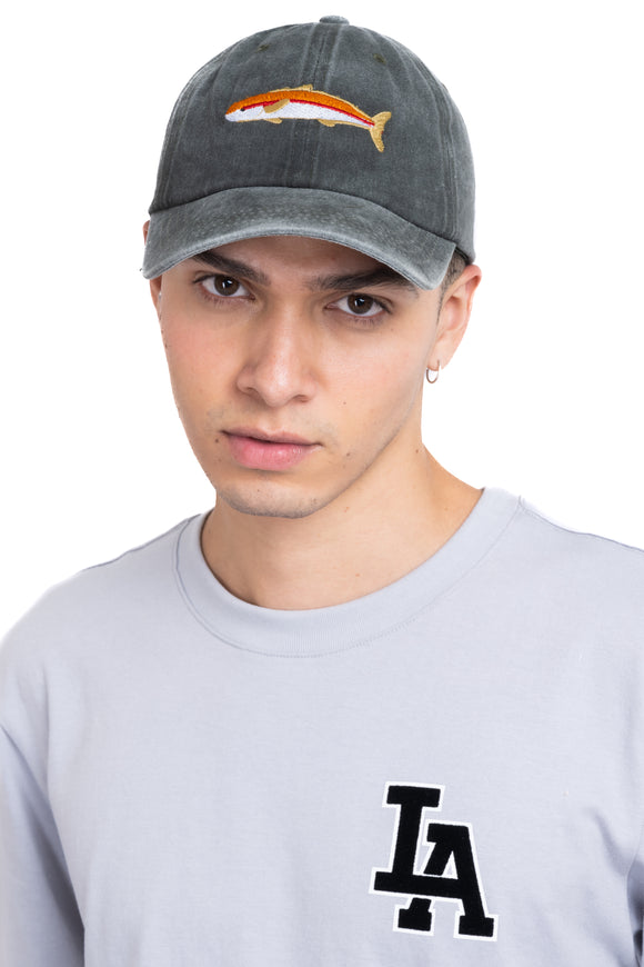 Gorro denim bordado pez