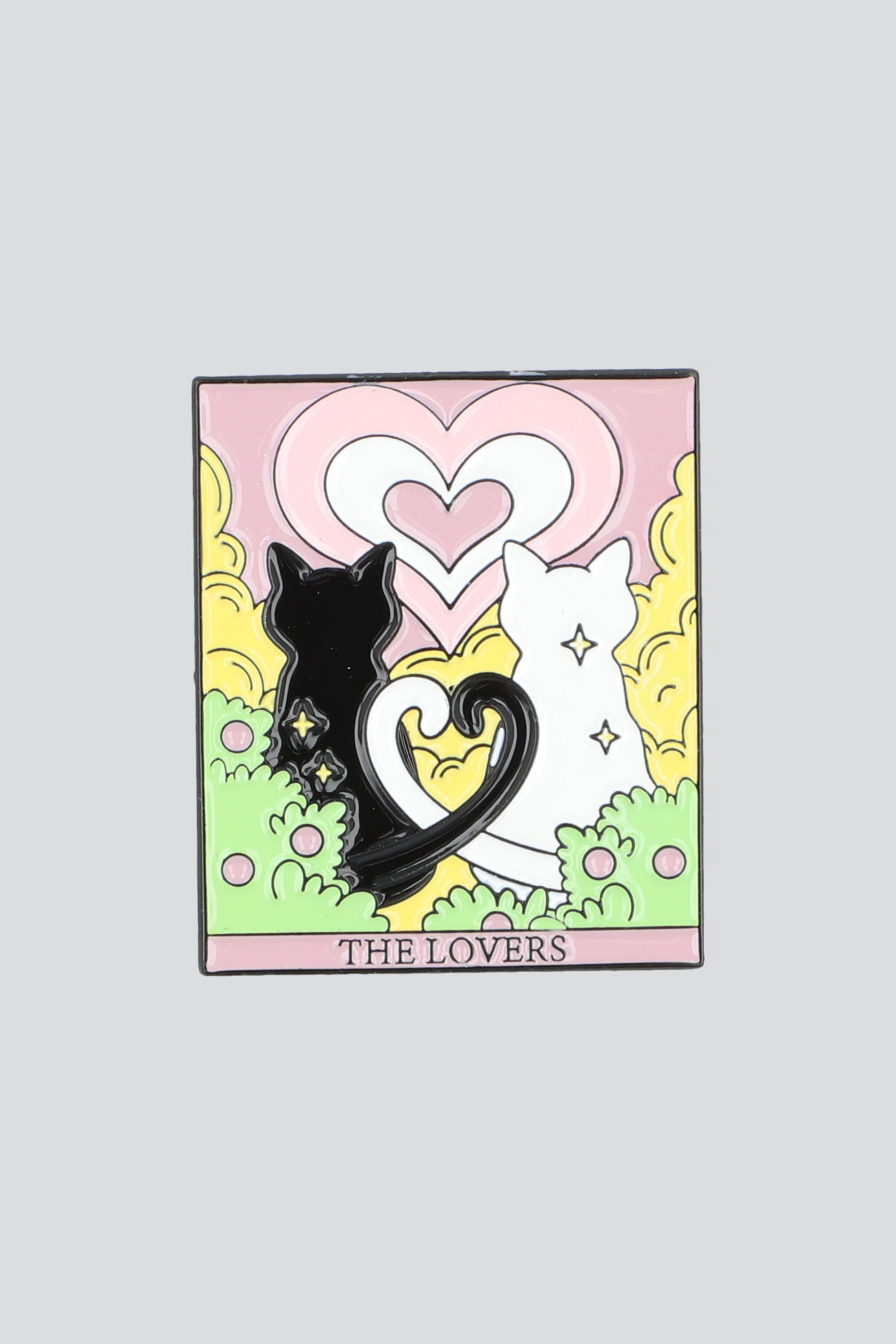 Pin Metálico Carta Gatos