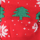 Sueter navideño copos y arboles