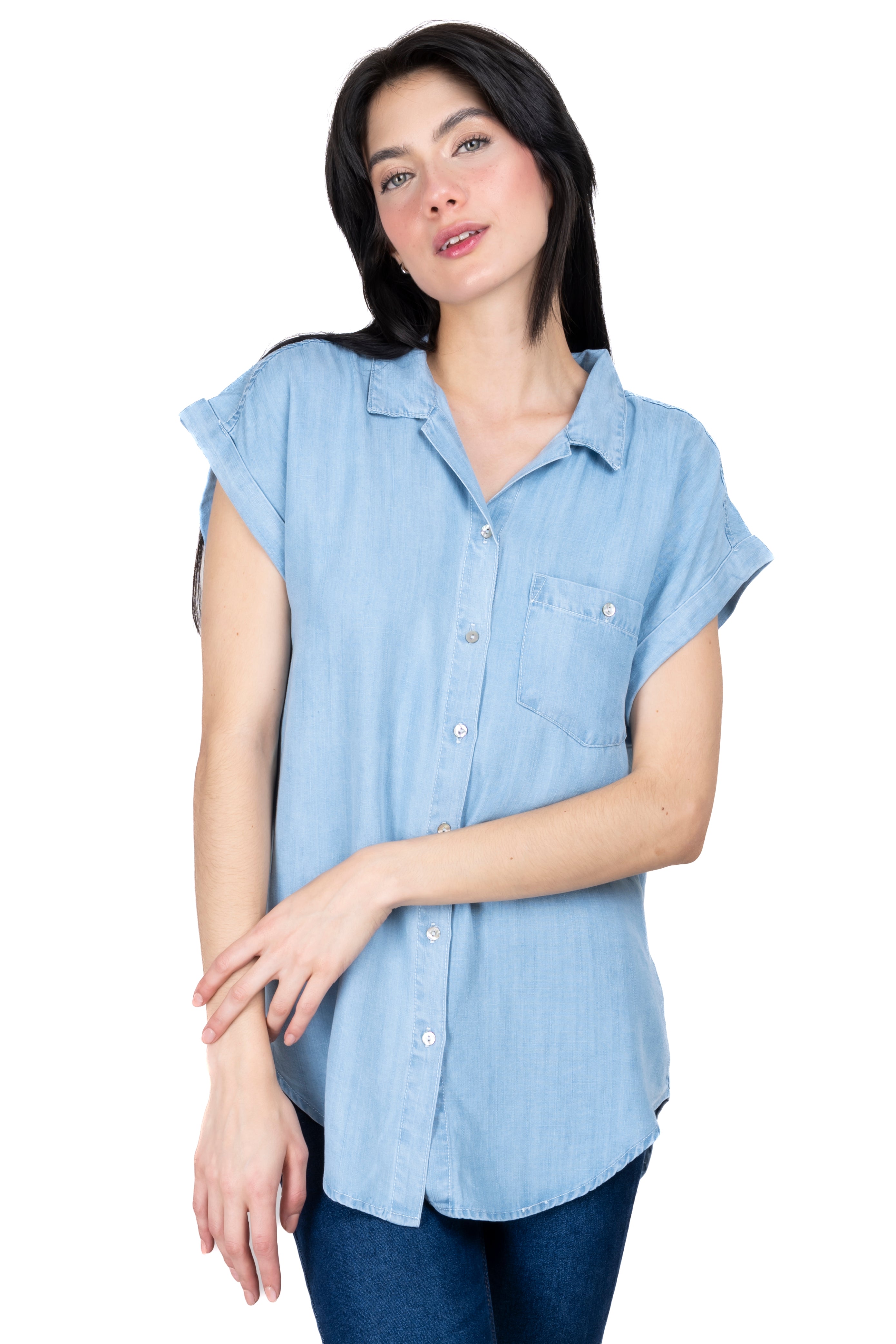 Camisa de mezclilla MEDIUM WASH